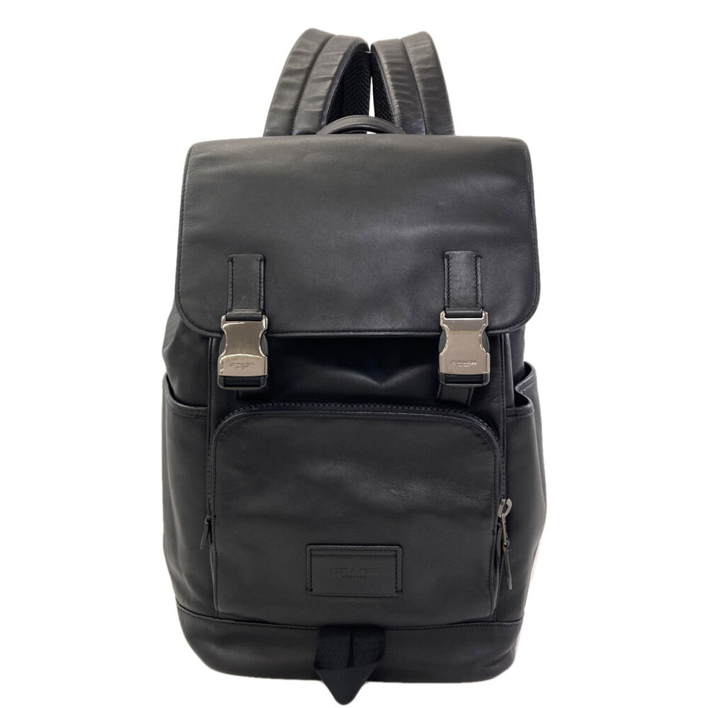 Coach Logo Backpack/Daypack Bag, Leather, Men's COACH